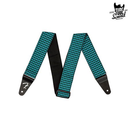 Fender Houndstooth Jackquard Strap Teal