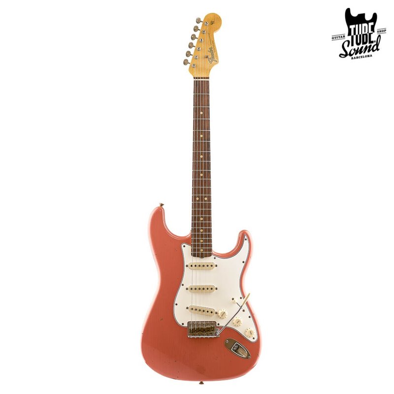 Fender Custom Shop Stratocaster 64 RW Journeyman Super Faded Aged Fiesta Red