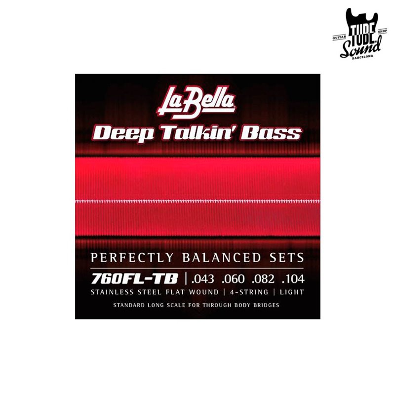 La Bella 760FL-TB Deep Talkin Bass Flatwound 43-104