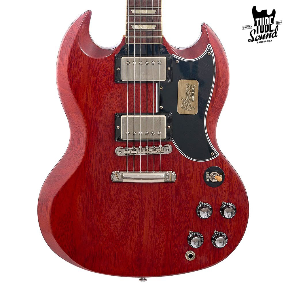 Gibson Custom Les Paul SG 1961 Standard Reissue Stop Bar Cherry Red