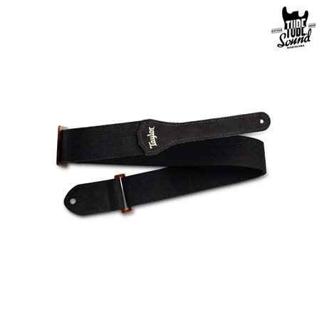 Taylor 2" GS Mini Cotton Guitar Strap Black