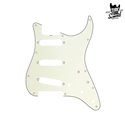 Fender Strat Pickguard 62 Vintage Style 11 Hole  Mint Green