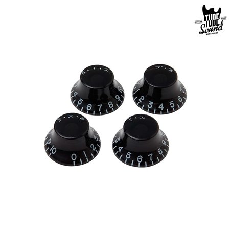 Gibson PRHK-010 Top Hat Knobs 4 Black