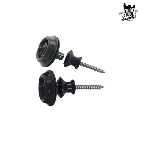 Dunlop SLS1033BK Straplock Dual Design Black