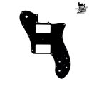 Fender Tele 72 DLX Pickgurad 14 Holes 3-Ply Black