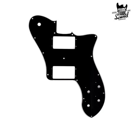 Fender Tele 72 DLX Pickgurad 14 Holes 3-Ply Black