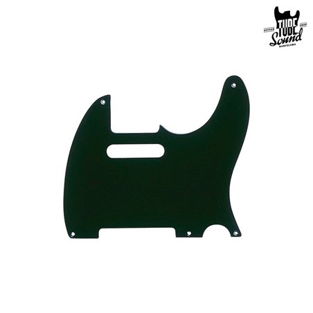 Fender Tele Pickguard Pure Vintage 5 Holes 1-Ply Black