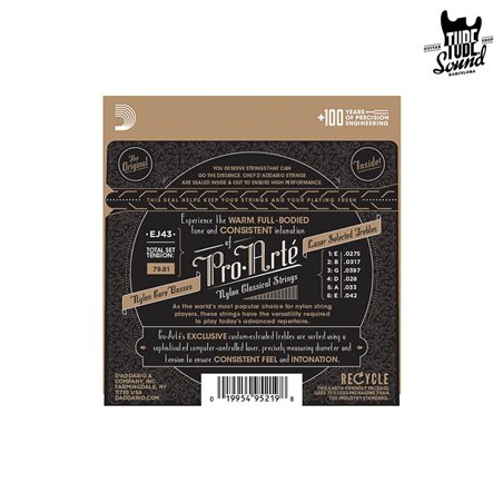 D'Addario EJ43 Pro-Arté Nylon Classic Light 27-42