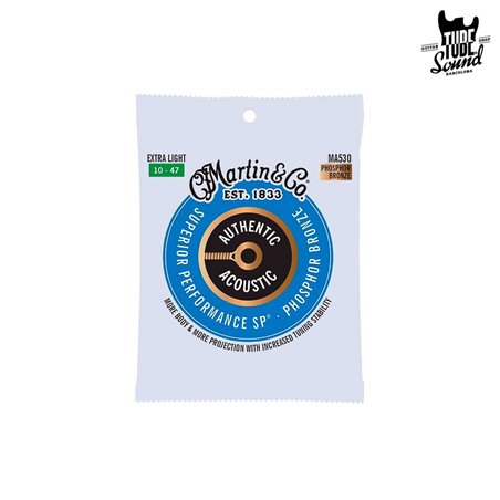 Martin MA530 Authentic SP Phosphor Bronze 92/8 Extra Light 10-47