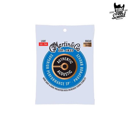 Martin MA540 Authentic SP Phosphor Bronze 92/8 Light 12-54