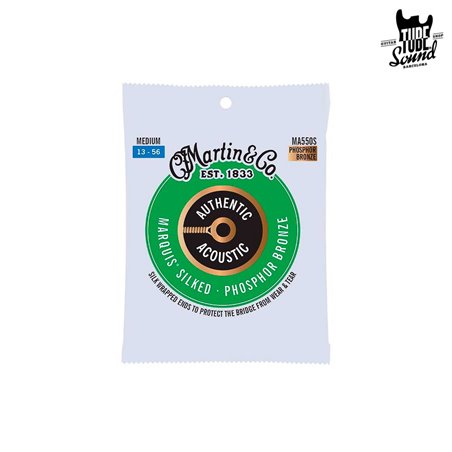 Martin MA550S Authentic Silked Phosphor Bronze 92/8 Medium 13-56
