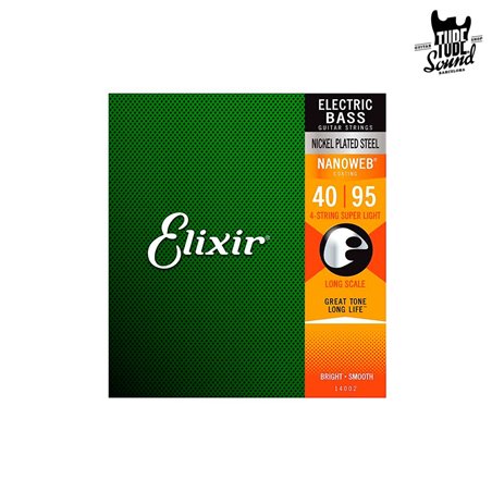 Elixir 14002 NPS Nanoweb Bass Super Light 40-95