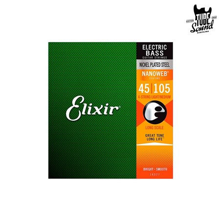 Elixir 14077 NPS Nanoweb Bass Light Medium 45-105