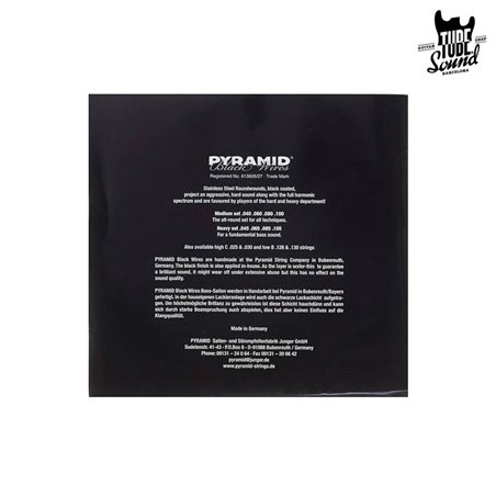 Pyramid Black Wires Bass Heavy 45-105