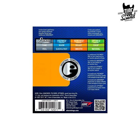 Elixir 12077 Electric NPS Nanoweb Light Heavy 10-52