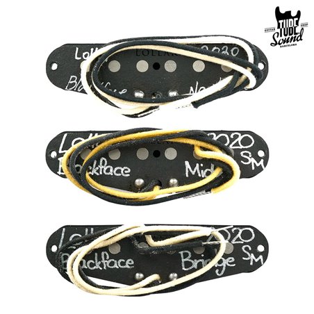 Lollar Strat Sixty-Four Flat Set Black