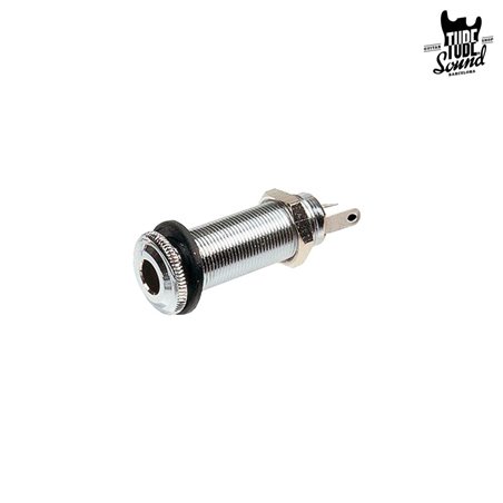 Retro Parts RP394C Flush Mount Jack For Solid Body Chrome