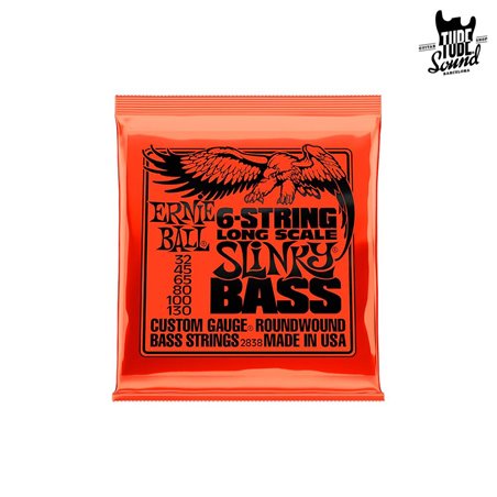 Ernie Ball 2838 Slinky Nickel Wound Bass 6 String 32-130