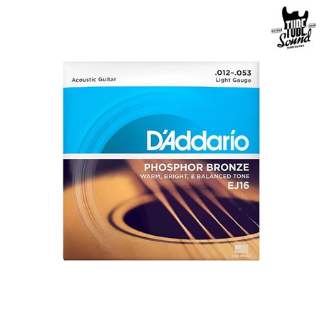D'Addario EJ16 Phosphor Bronze Acoustic Light 12-53