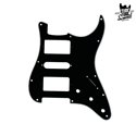 Allparts PG 0994-033 Strat Pickguard 11 Holes HSH Black