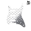 Allparts PG 0559-010 Strat Pickguard Polished Aluminum Diamond Plate