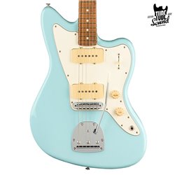 Fender Jazzmaster Ltd. Ed. Player White Headcap PF Sonic Blue