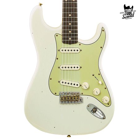 Fender Custom Shop Ltd. Ed. Stratocaster 62-63 RW Journeyman Aged Olympic White