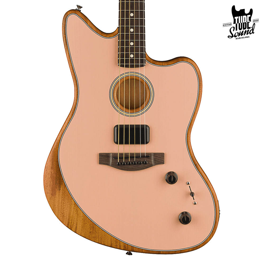 Fender Jazzmaster Player Acoustasonic RW Shell Pink