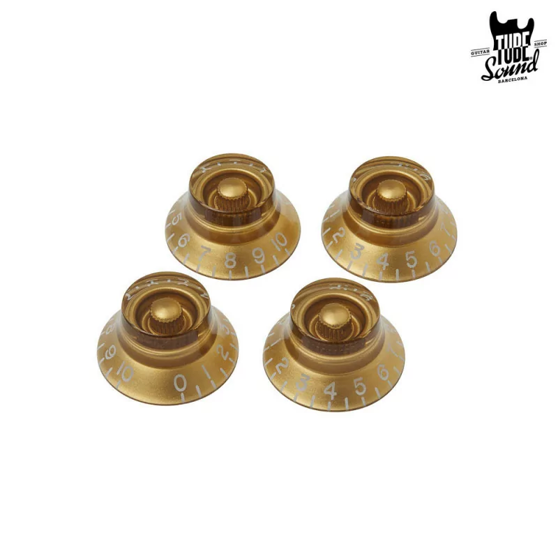 Gibson PRHK-020 Top Hat Knobs 4 Gold