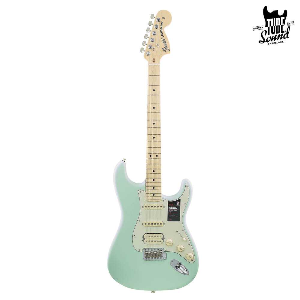 Fender Stratocaster American Performer HSS MN Satin Surf Green