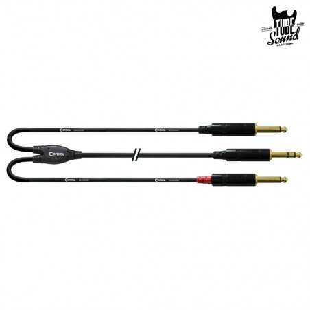 Cordial CFY VPP 6.3 mm Stereo Jack To 2 x 6.3 mm Mono Jack 1,5m