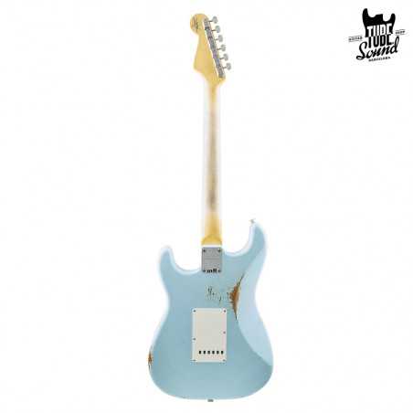 Fender Custom Shop Stratocaster Late 62 RW Relic CC Hardware Super Faded Daphne Blue