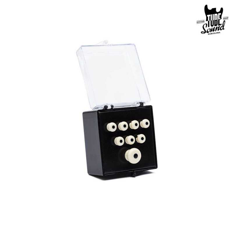 Martin 18APP28 Bridge Endpin Set White Black