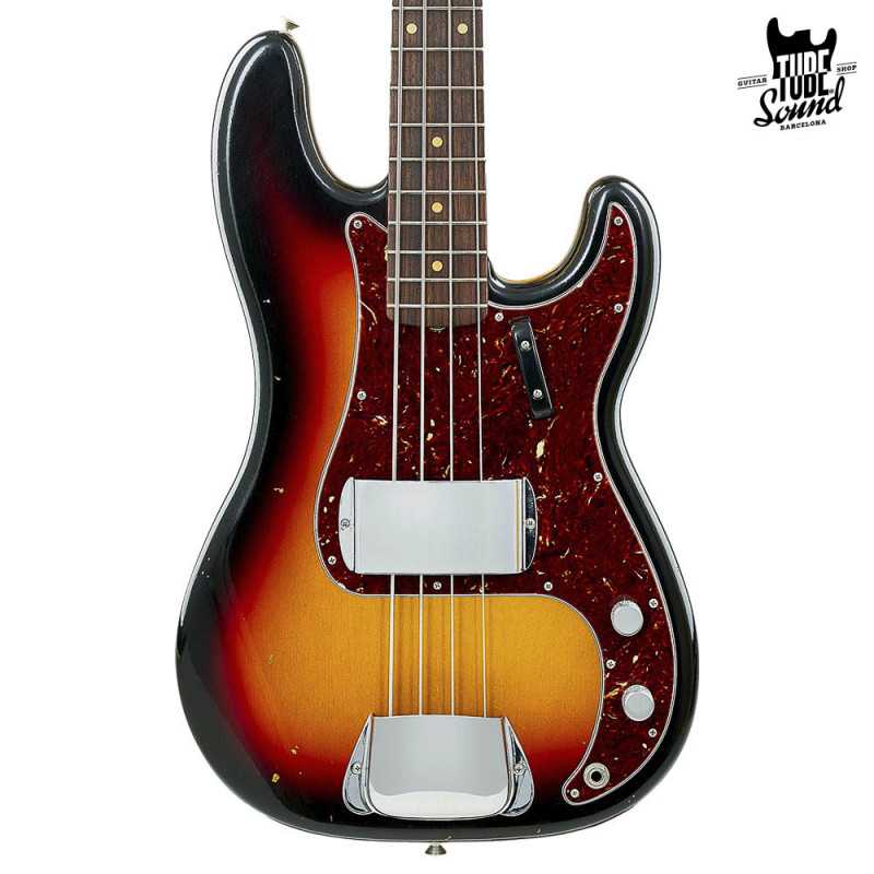 Fender Custom Shop Custom Order Precision Bass 64 RW Journeyman 3 Color Sunburst