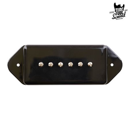 Lollar P-90 Dog Ear 50s Wind Bridge Tall Black