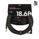 Fender Deluxe Series Cable Angle 5,5m Black Tweed