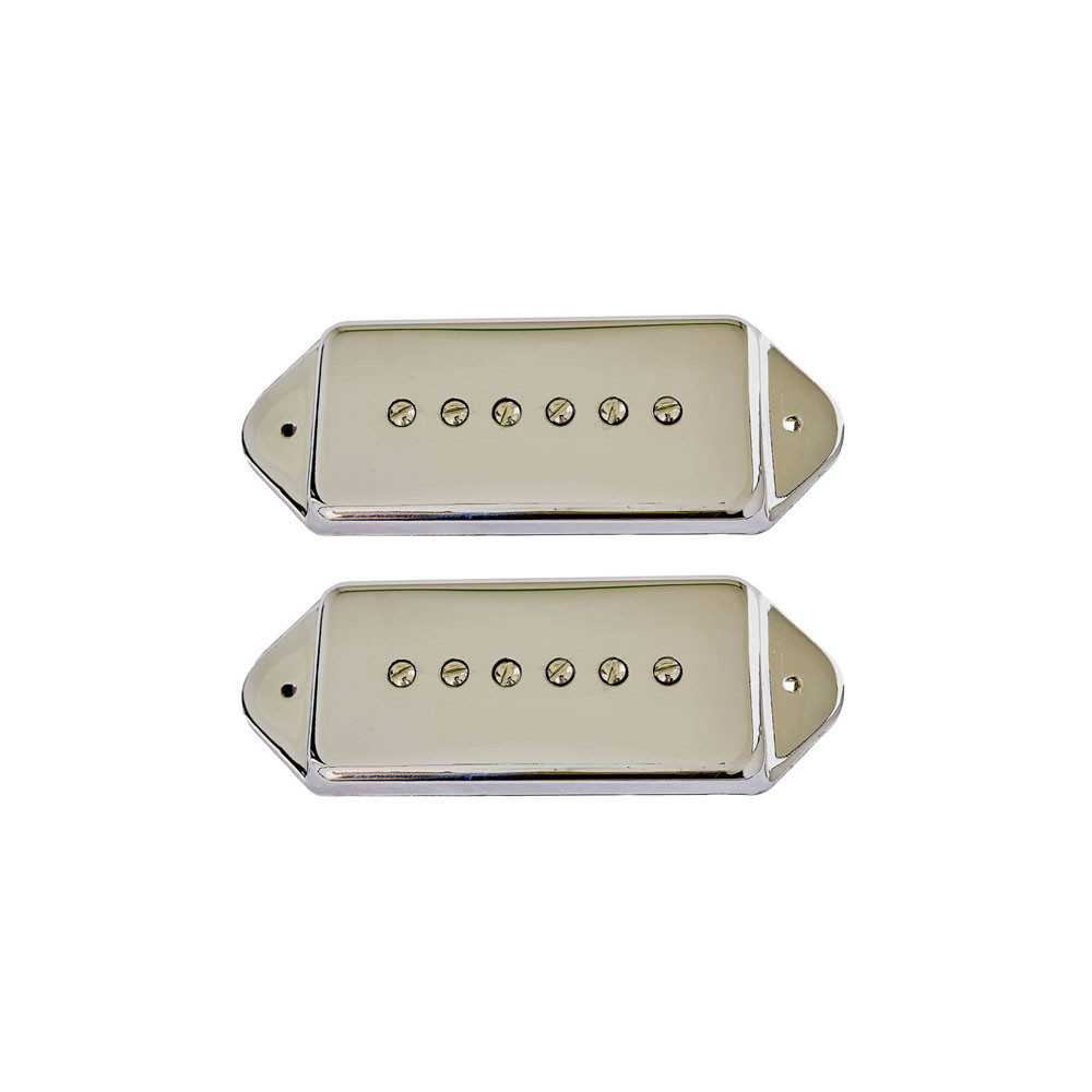 Lollar P-90 Dog Ear Casino Set Chrome