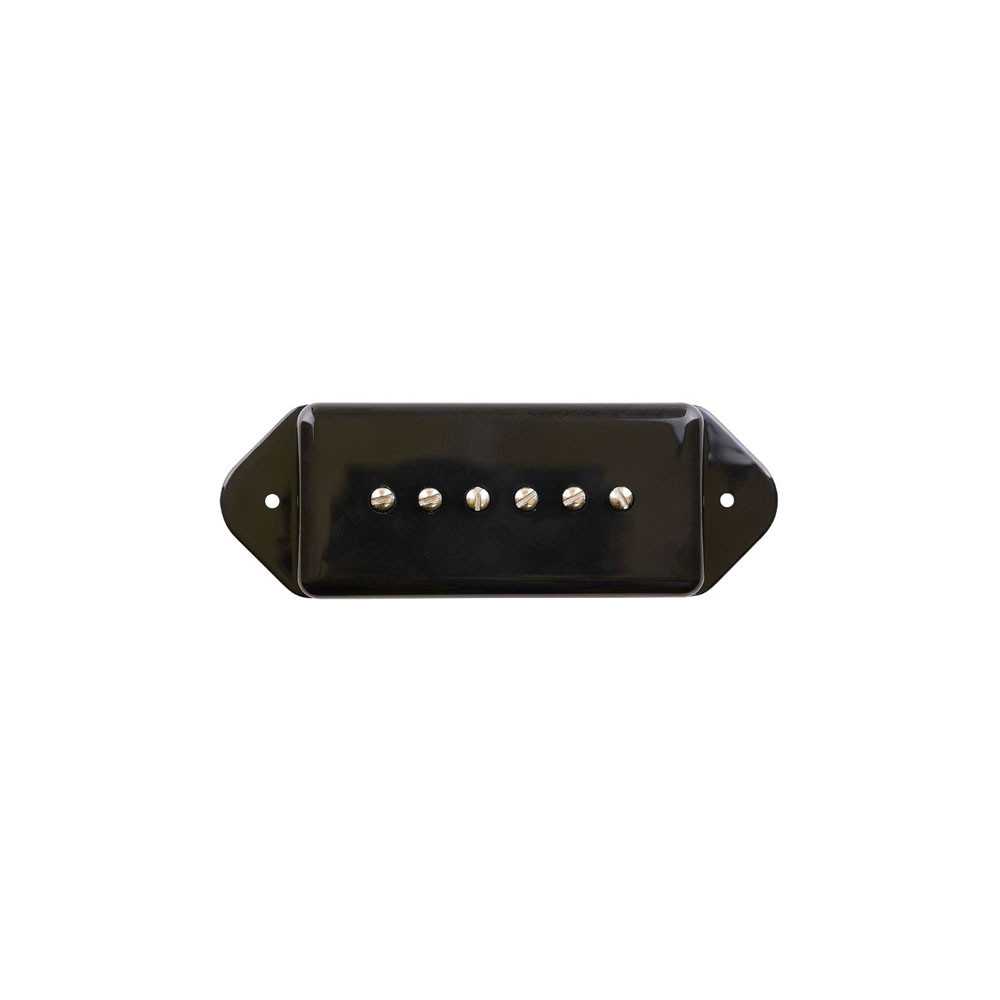 Lollar P-90 Dog Ear High Wind Bridge Tall Black