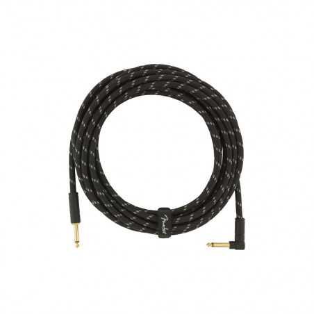Fender Deluxe Series Cable Angle 5,5m Black Tweed