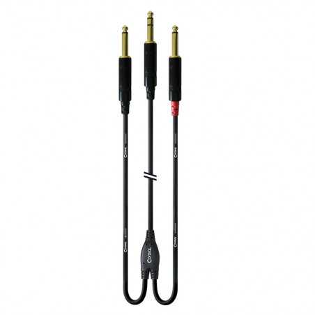 Cordial CFY VPP 6.3 mm Stereo Jack To 2 x 6.3 mm Mono Jack 1,5m