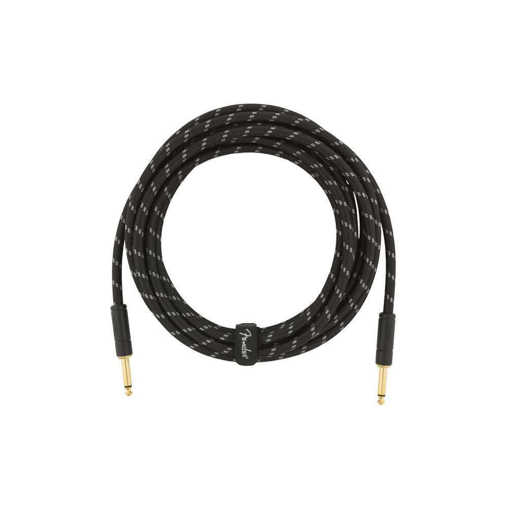 Fender Deluxe Series Cable Straight 4,5m Black Tweed