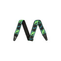 Fender Neon Monogrammed Strap Green Blue