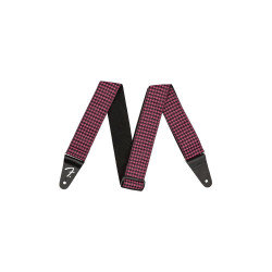 Fender Houndstooth Jackquard Strap Pink