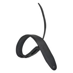 Bourbon Tube Sound 3" Leather Strap Black