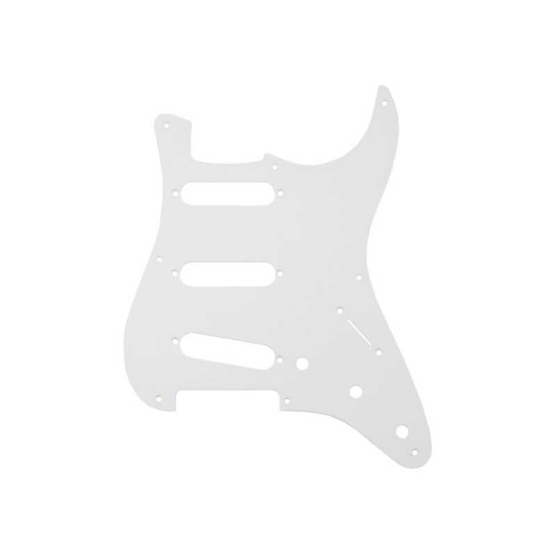 Fender Strat Pickguard Pure Vintage 56-59 8 Holes 1-Ply White