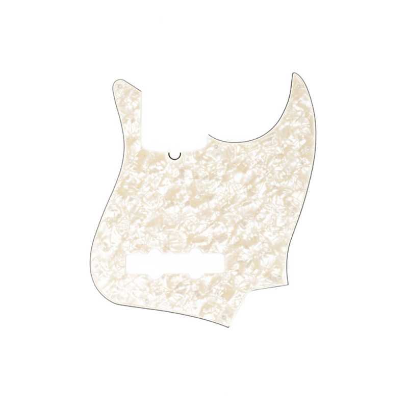 Fender JB Pickguard 10 Holes 4-Ply White Pearl
