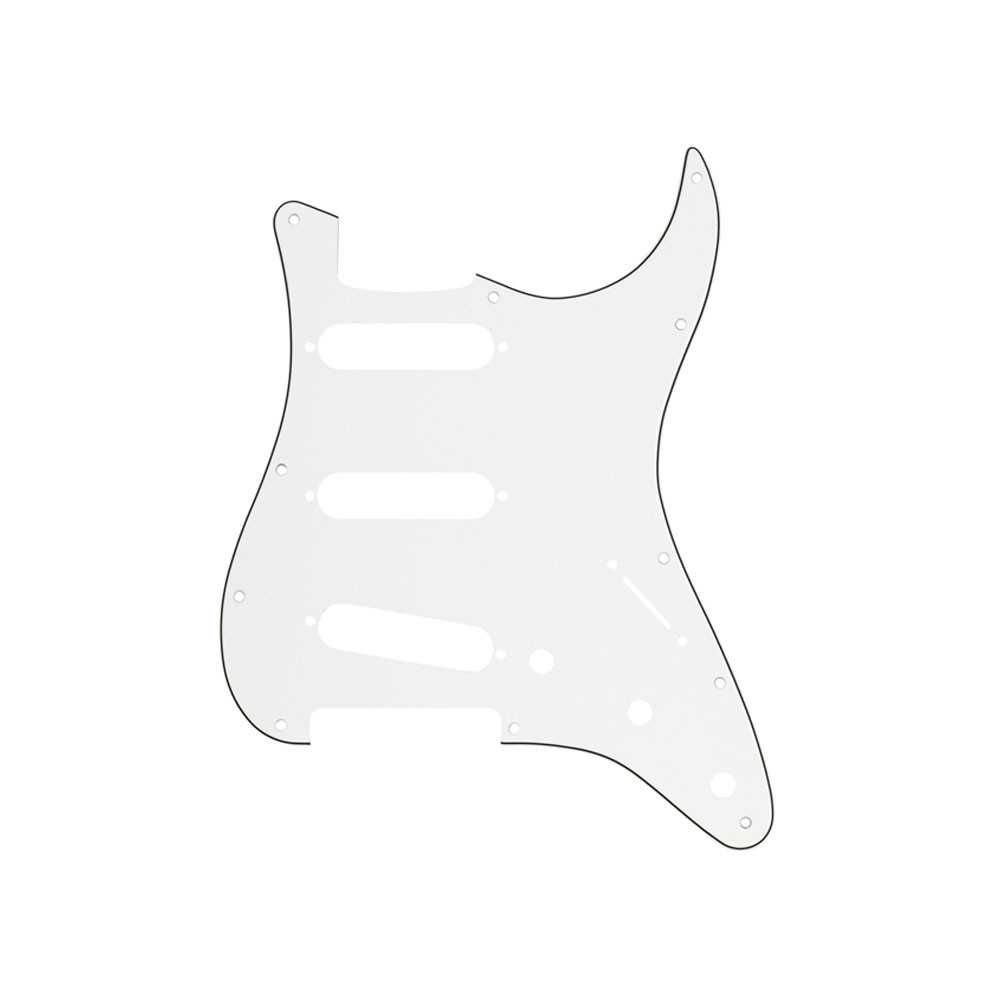 Fender Strat Pickguard 11 Hole 3-Ply Parchment