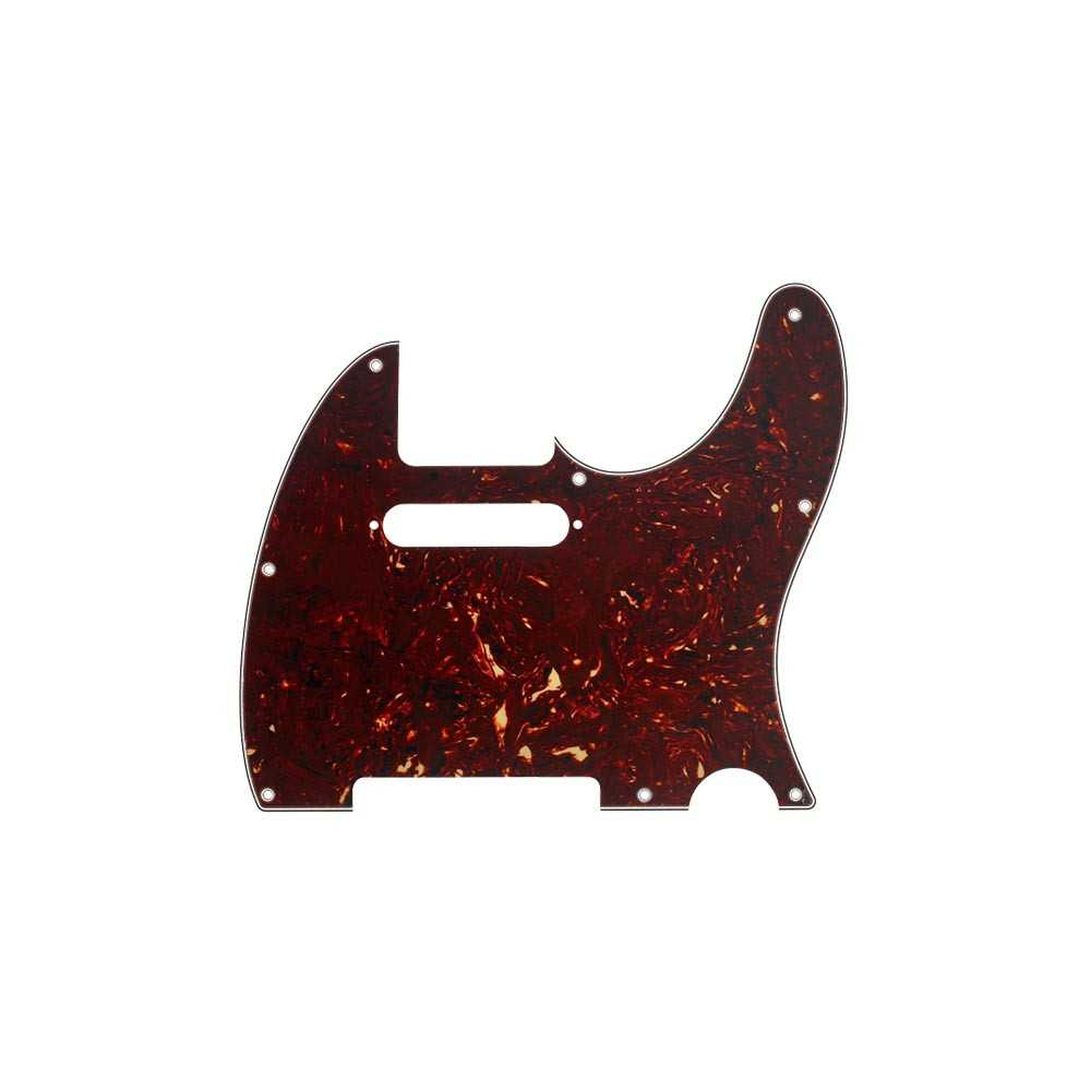 Fender Tele Pickguard 8 Holes 4-Ply Tortoise Shell