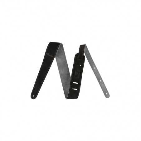 Fender 2" Reversible Suede Strap Black Gray