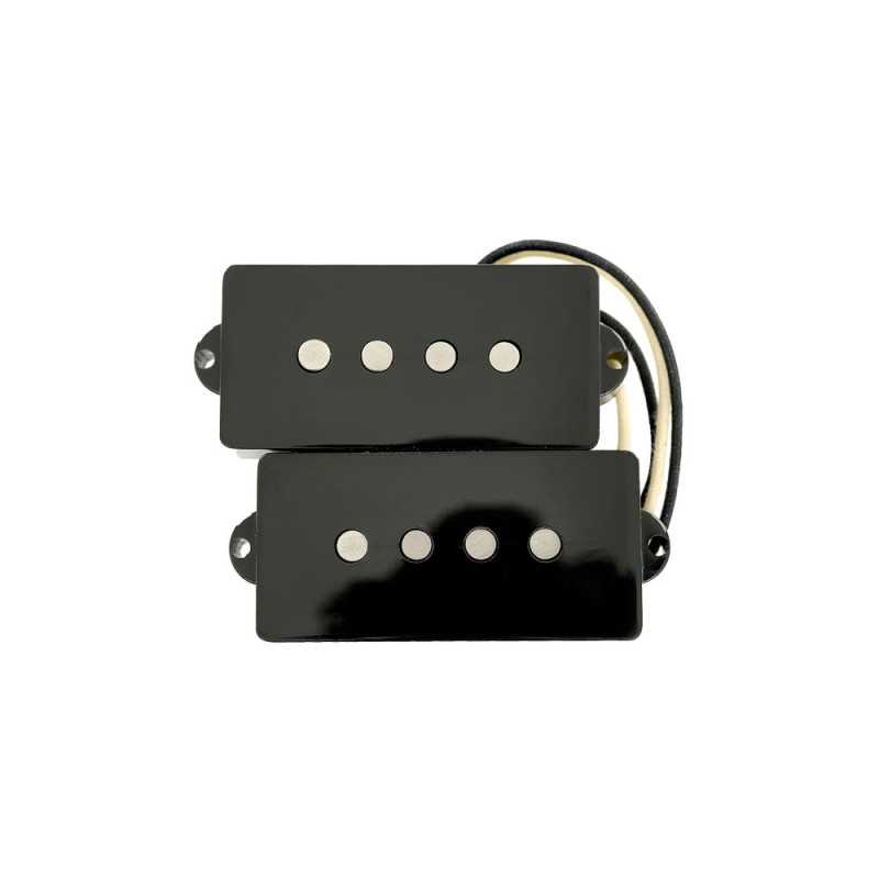 Lollar P-Bass Split Coil Overwound Black